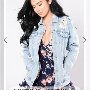 Brand New Fashion Nova Denim Jacket
